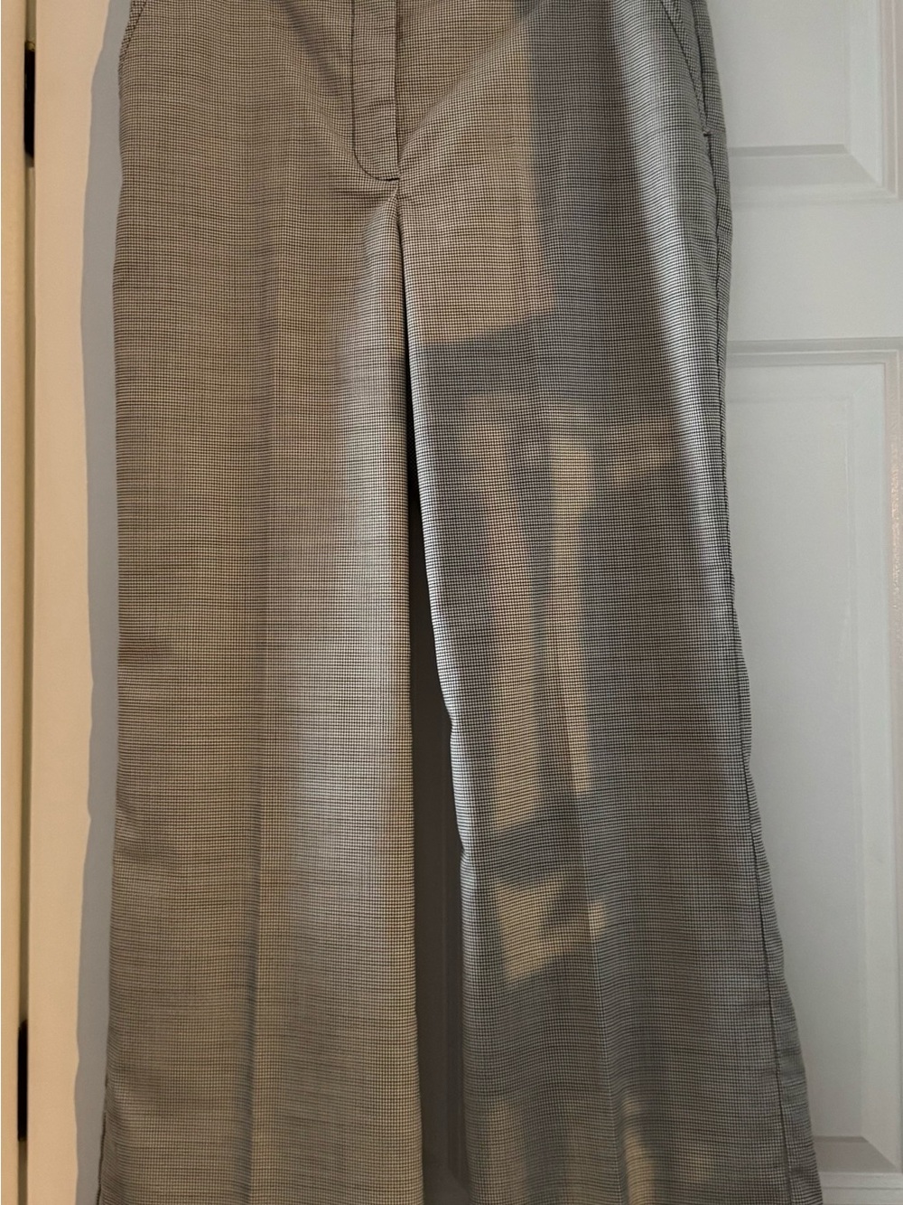 Worthington Men's Gray Micro-Check Dress Pants